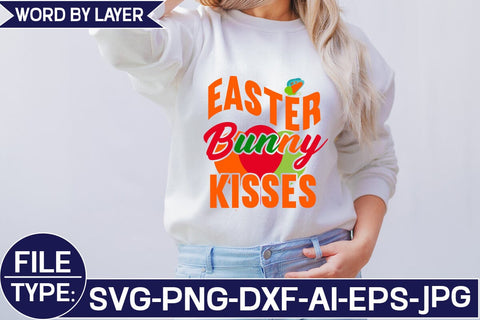 Easter Bunny Kisses SVG Cut File SVG Studio Innate 
