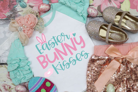 Easter Bunny Kisses SVG Morgan Day Designs 