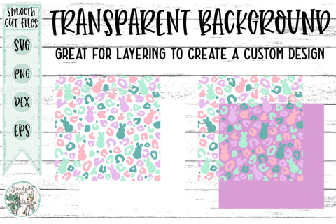 Easter Bunny Leopard Print Pattern - Seamless - SVG - PNG - DXF - EPS SVG Serendipity and Art 