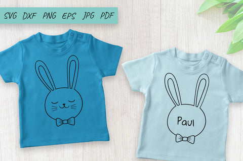 Easter Bunny Monogram SVG DXF, EPS, PNG - Easter bunny SVG SVG Irina Ostapenko 