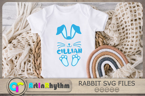 Easter Bunny Monogram Svg, Easter Bunny Svg, Easter Svg, Monogram Svg SVG Artinrhythm shop 