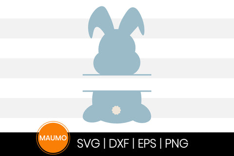 Easter bunny name tags SVG Maumo Designs 