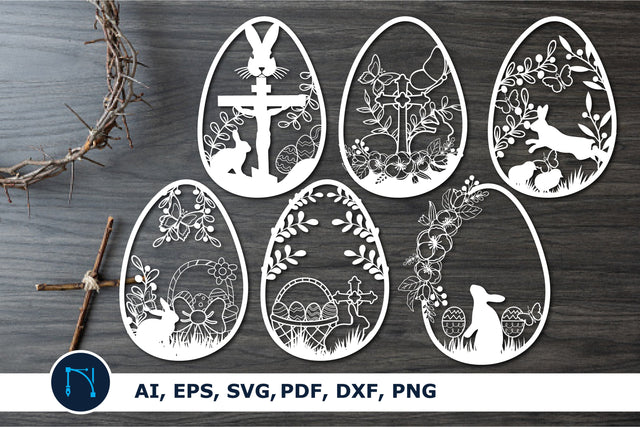 Easter bunny paper cut SVG BUNDLE SVG MD JOYNAL ABDIN 