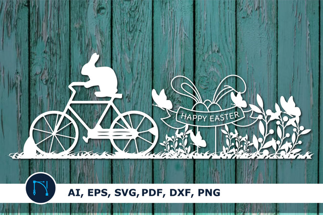 Easter bunny paper cut SVG illustration SVG MD JOYNAL ABDIN 