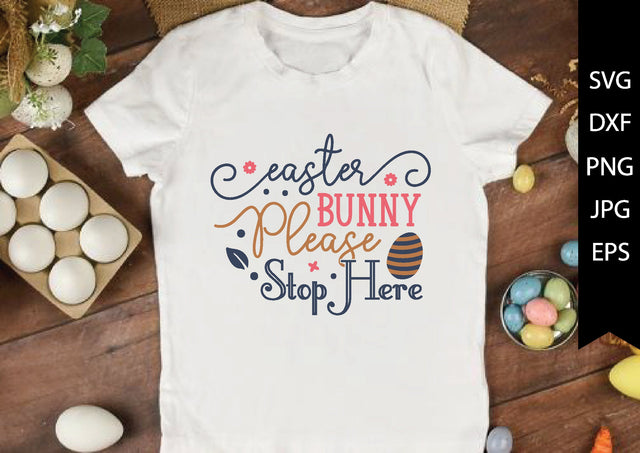 easter bunny please stop here SVG md faruk hossain 