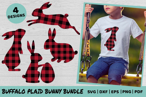 Easter Bunny SVG | Buffalo Plaid Bunny | Bunny SVG SVG Irina Ostapenko 