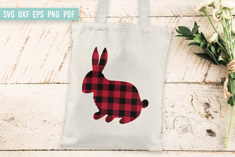 Easter Bunny SVG | Buffalo Plaid Bunny | Bunny SVG SVG Irina Ostapenko 