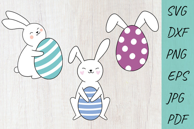 Easter bunny SVG, bundle Bunny SVG, Easter SVG, Eggs SVG SVG Irina Ostapenko 