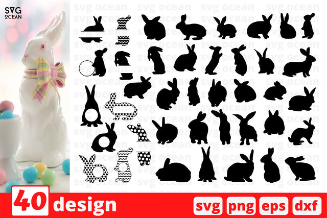 Easter Bunny SVG Bundle SVG SvgOcean 