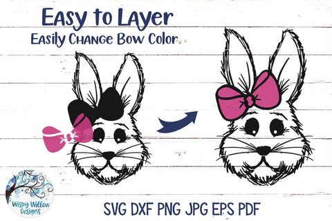 Easter Bunny SVG Bundle SVG Wispy Willow Designs 
