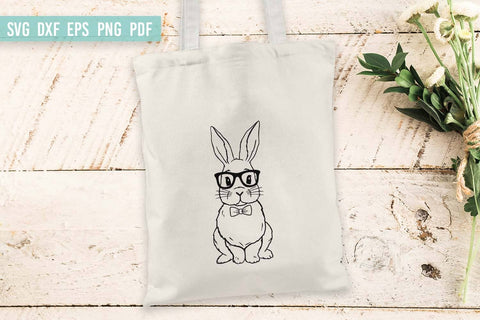 Easter Bunny SVG Cut Files | Bunny Girl Bunny Boy | Hand Draw SVG Irina Ostapenko 