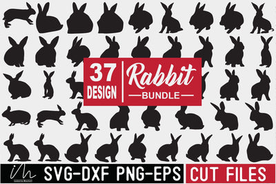 Easter Bunny Svg, Easter Svg, Rabbit Cut Files, Rabbit Svg, Rabbit clip art svg Svg, Rabbit Cut Files, Rabbit Silhouette, Digital files SVG Isabella Machell 