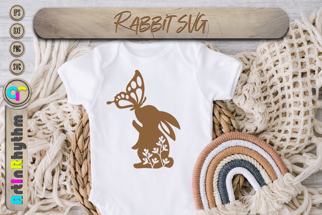 Easter bunny svg, Floral bunny svg SVG Artinrhythm shop 