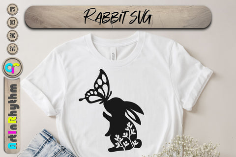 Easter bunny svg, Floral bunny svg SVG Artinrhythm shop 