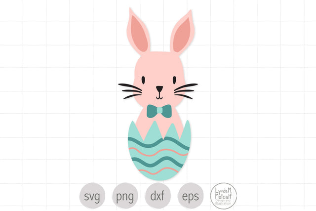 Easter Bunny SVG for Kids, Cute Bunny svg SVG Lynda M Metcalf 