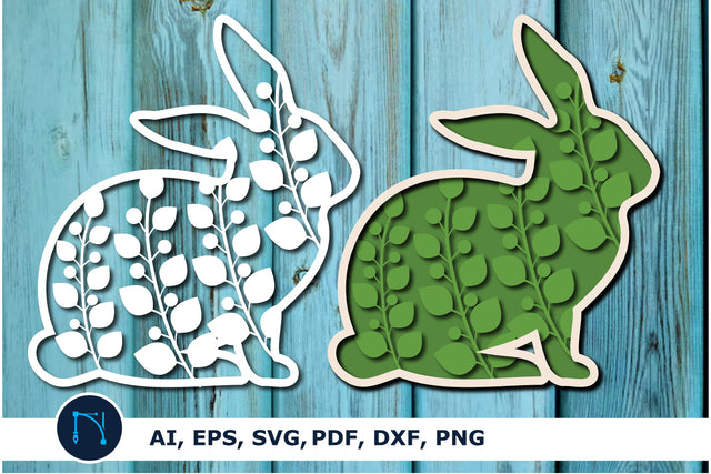 Easter Bunny SVG, layer paper cut svg SVG MD JOYNAL ABDIN 