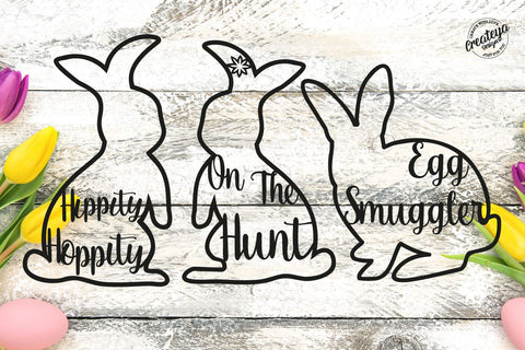 Easter bunny svg. My first easter. Easter Glowforge. Hallo spring svg SVG Createya Design 