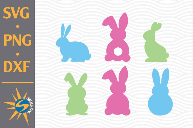 Easter Bunny SVG, PNG, DXF Digital Files Include SVG SVGStoreShop 