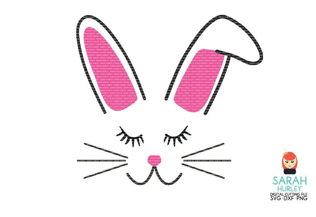 Easter Bunny SVG Sarah Hurley 