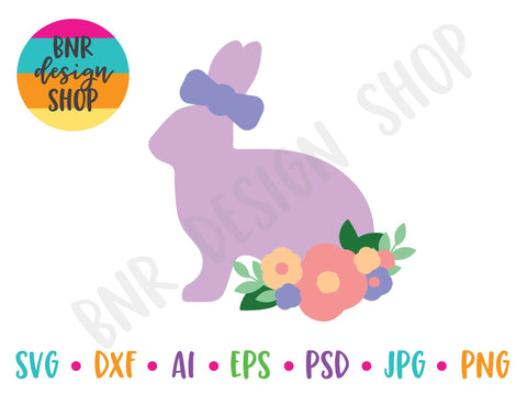 Easter Bunny SVG SVG BNRDesignShop 
