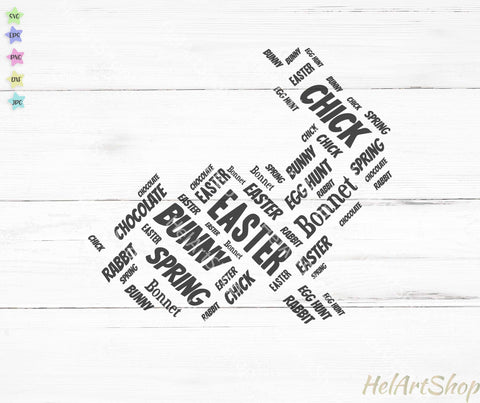 Easter Bunny Svg SVG _HelArtShop_ 