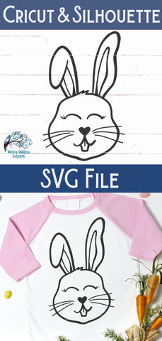 Easter Bunny SVG SVG Wispy Willow Designs 