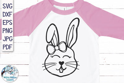Easter Bunny SVG SVG Wispy Willow Designs 