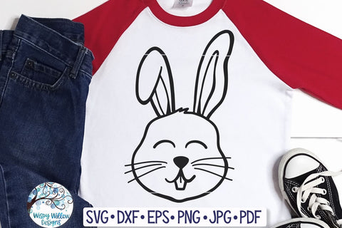 Easter Bunny SVG SVG Wispy Willow Designs 