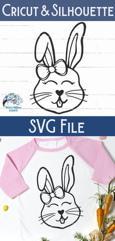 Easter Bunny SVG SVG Wispy Willow Designs 