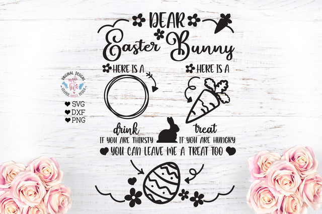 Easter Bunny Tray svg -Easter SVG SVG Graphic House Design 