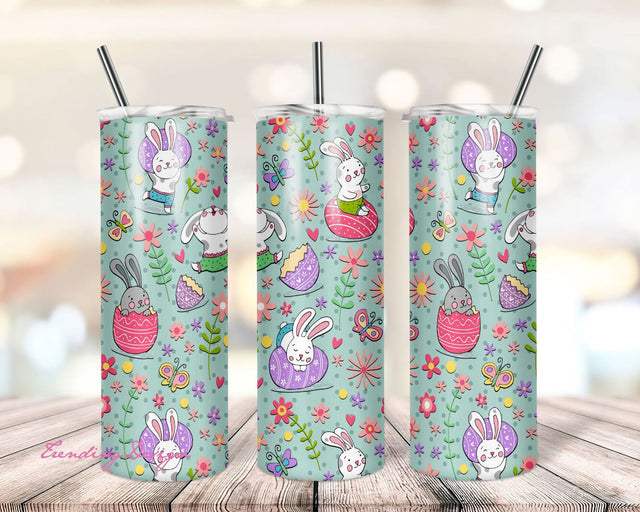 Easter Bunny Tumbler, Easter Tumbler PNG, Easter Sublimation, Tumbler Sublimation, Skinny 20oz Tumbler Design, 20oz Sublimation png Sublimation TrendingDesign 