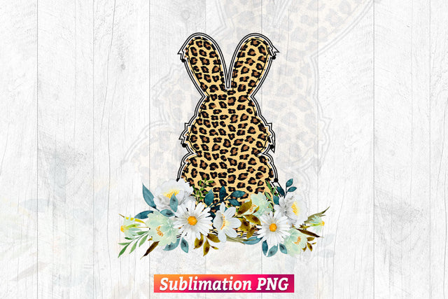 Easter Bunny with Flowers and Colorful Camouflage T shirt Design Png Sublimation Printable Files. Sublimation DesignDestine 