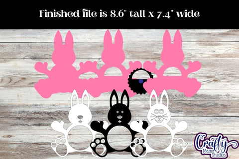 Easter Candy Dome Holder Bundle, Easter Bunny Basket Svg SVG Crafty Mama Studios 