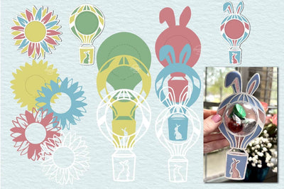 Easter Candy Dome Holder SVG Bundle| Easter bunny candy holders SVG ...