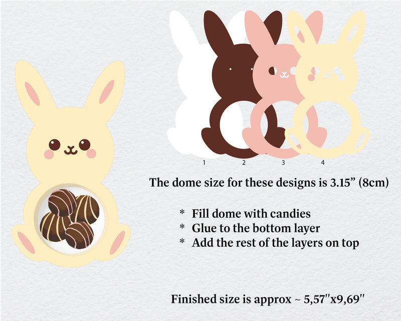 Easter Candy Dome SVG Bundle - So Fontsy