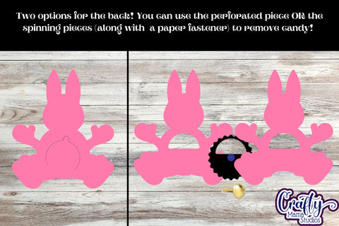 Easter Candy Dome Svg, Easter Bunny Candy Holder Svg SVG Crafty Mama Studios 