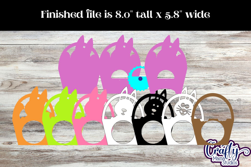 Easter Candy Dome Svg, Easter Bunny In Basket Candy Holder - So Fontsy