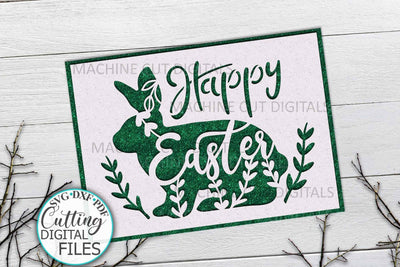 Easter Card svg, Card svg cricut, Bunny Easter card svg, Cricut Joy cards, card svg files for cricut, cut out card svg, laser cut card svg SVG kartcreationii 