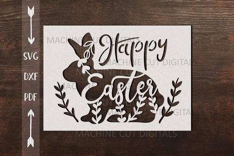 Easter Card svg, Card svg cricut, Bunny Easter card svg, Cricut Joy cards, card svg files for cricut, cut out card svg, laser cut card svg SVG kartcreationii 