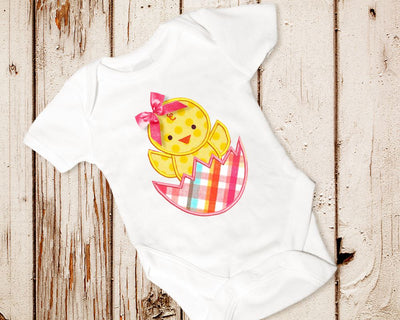 Easter Chick in Egg Applique Embroidery Embroidery/Applique Designed by Geeks 
