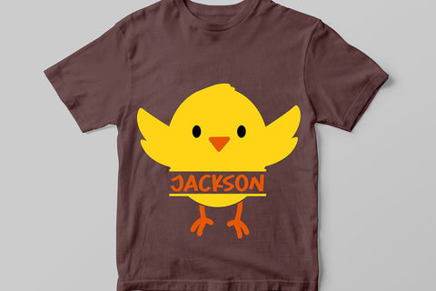 Easter Chick Monogram| Easter Monogram SVG Cutting Files. SVG CosmosFineArt 