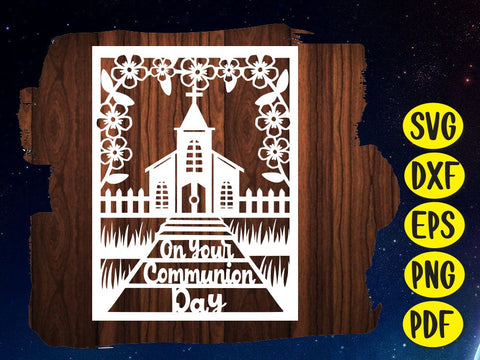 Easter Christianity Church Paper cat Card SVG Johan Ru designs 