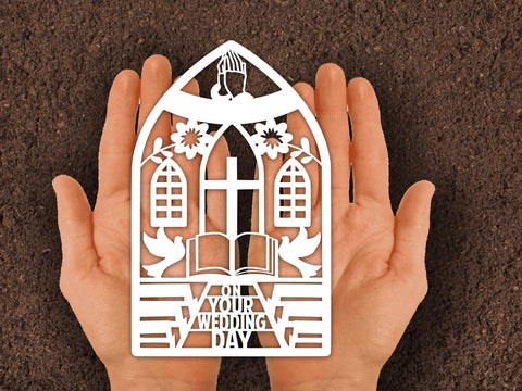 Easter Christianity Church Paper cat Card SVG Johan Ru designs 