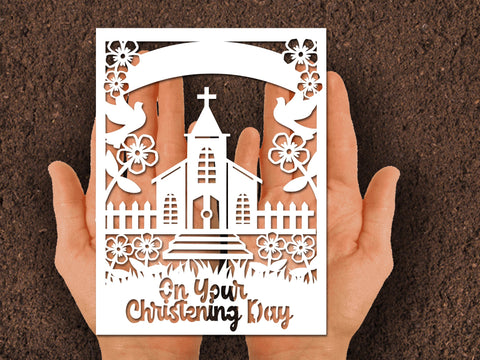 Easter Christianity Church Paper cat Card SVG Johan Ru designs 
