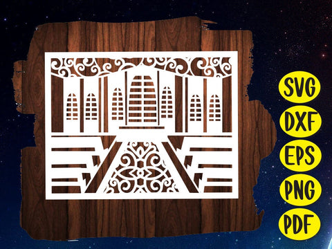 Easter Christianity Church Paper cat Card SVG Johan Ru designs 