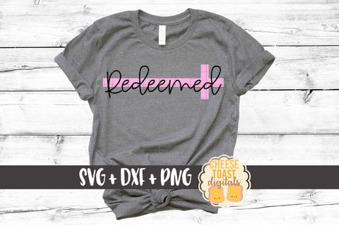 Easter Cross Bundle - Believe Forgiven Redeemed - SVG PNG DXF Cut Files SVG Cheese Toast Digitals