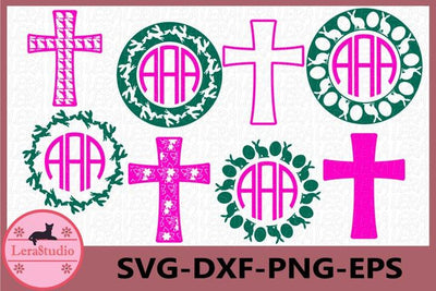 Easter Cross SVG Lerastudio 