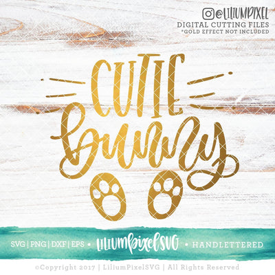 Easter Cutie Bunny Feet SVG Lilium Pixel SVG 