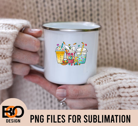 Easter Day Coffee Drink Png,Easter Day Sublimation Designs,Easter Day png,Easter Sublimation Png,Easter Day Drink Design,Easter Bunny Design Sublimation BOO-design 