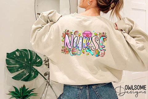 Easter Day Nurse PNG Sublimation Sublimation Owlsome.Designs 